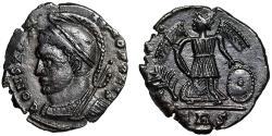 Ancient Coins - Barbarous Constantinople City Commemorative "Victory, Palm" Extremely Fine