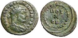 Ancient Coins - Constantius I Chlorus Antoninianus "Votive" Carthage Scarce