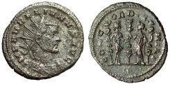 Ancient Coins - Aurelian Antoninianus "Two Concordiae, Three Standards" Scarce