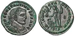 Ancient Coins - Constantine I The Great Follis "Jupiter, Eagle" Siscia Extremely Fine