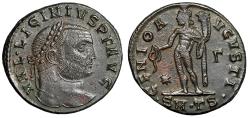 Ancient Coins - Licinius I Follis "Genius" Thessalonica Mint Extremely Fine