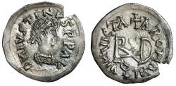 World Coins - Gepids in Sirmium AR 1/4 Siliqua in the Name of Justin I Rare