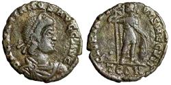 Ancient Coins - Gratian "GLORIA NOVI SAECVLI Pellet in Field" Arles Rare Very Fine