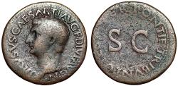 Ancient Coins - Drusus Julius Caesar (Son of Tiberius) "Portrait & SC" Good Fine
