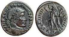 Ancient Coins - Constantine I The Great "Sol, Third Officina" RIC Unlisted Officina