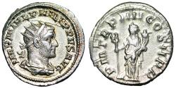 Ancient Coins - Philip I The Arab AR Antoninianus Lustrous with Iridescent Toning