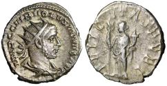 Ancient Coins - Volusian AR Antoninianus "FELICITAS PVBL Felicitas" Rome RIC 205 Good VF