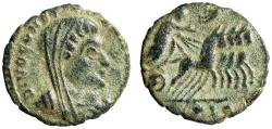 Ancient Coins - Divus Constantine I The Great "Quadriga" Lyons Rare