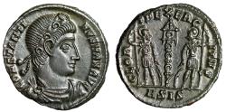 Ancient Coins - Constantine I The Great "Soldiers, Annulet Banner" Siscia Extremely Fine