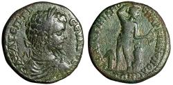 Ancient Coins - Septimius Severus AE27 of Markianopolis "Apollo by Serpent Tree" Scarce