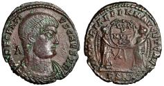Ancient Coins - Decentius Centenionalis "Two Victories, Wreath" Arles Rare Extremely Fine