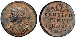 Ancient Coins - Constantine II as Caesar "Anepigraphic / Legends" Rome Scarce
