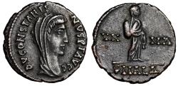 Ancient Coins - Divus Constantine I The Great  "VN MR Veiled Deified Emperor" Alexandria