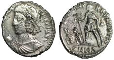 Ancient Coins - Constantius II Centenionalis with Exceptionally High Silver Content Very Rare