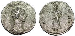 Ancient Coins - Aurelian AR Antoninianus "PACATOR ORBIS Sol" Lyons Rare