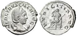 Ancient Coins - Herennia Etruscilla (Wife of Trajan Decius) AR Antoninianus Extremely Fine