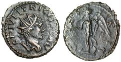 Ancient Coins - Tetricus II Barbarous Antoninianus "Victory" Gallic Mint