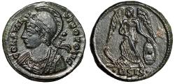 Ancient Coins - Constantinople City Commemorative "Victory" Siscia Extremely Fine