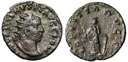 Ancient Coins - Gallienus Billon Antoninianus "GERM Legends" Laetitia Very Rare