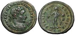 Ancient Coins - Constantine I The Great Follis "Sol, Globe" London Good Very Fine