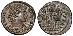 Ancient Coins - Constans I as "Maximus, The Great" Nummus "Soldiers" Alexandria Extremely Fine