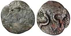 Ancient Coins - Barbarous Augustus Countermarked AE As "SC, Two Crude Countermarks" Rare