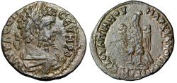 Ancient Coins - Septimius Severus AE28 "Eagle, Wreath in Beak" Markianopolis Extremely Fine