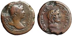 Ancient Coins - Trajan AE30 of Cyrene, Cyrenaica "Zeus-Ammon Portrait" Fine