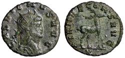 Ancient Coins - Gallienus Antoninianus "DIANAE CONS AVG Stag" Extremely Fine