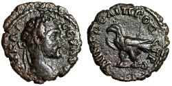 Ancient Coins - Septimius Severus AE17 "Eagle Standing" Nicopolis Very Rare Variety