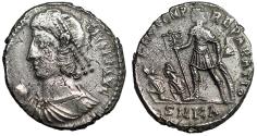 Ancient Coins - Extraordinary Silver Content Constantius II Billon Centenionalis Cyzicus