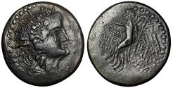 Ancient Coins - Caria, Rhodes AE35 "Dioynsos & Nike" Hierokles Magistrate