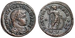 Ancient Coins - Constantine I The Great "Mars, Spear & Shield" Rome Near Extremely Fine