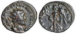 Ancient Coins - Tetricus I Antoninianus with Rare Obverse Legends "Victory" Very Fine