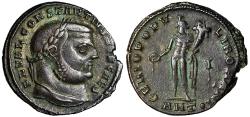 Ancient Coins - Constantius I Chlorus Follis "Genius of the Romans" Antioch Good Very Fine