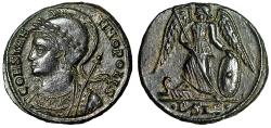 Ancient Coins - Constantinople City Commemorative "Victory on Prow" Siscia Good Very Fine