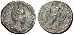Ancient Coins - Herennia Etruscilla (Wife of Trajan Decius) Billon Tetradrachm "Eagle" Antioch