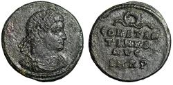 Ancient Coins - Constantine I The Great "Anepigraphic Portrait" Rome Rare