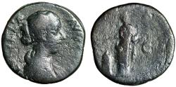 Ancient Coins - Lucilla (Daughter of Marcus Aurelius) AE As "Pietas" Rare RIC Unlisted