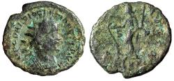 Ancient Coins - Diocletian Antoninianus "Salus Feeding Snake" Under Carausius Extremely Rare