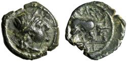 Ancient Coins - Gaul, Massalia AE14 "Apollo & Bull Butting" Good Very Fine