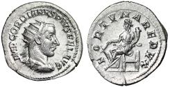 Ancient Coins - Gordian III Antoninianus "FORTVNA REDVX Fortuna" Choice Extremely Fine
