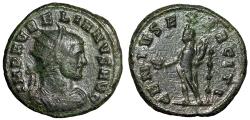 Ancient Coins - Aurelian Antoninianus "GENIVS EXECITI Genius, Ensign" Cyzicus Scarce