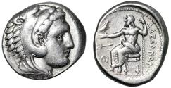 Ancient Coins - Alexander III The Great AR Tetradrachm Lifetime Issue Amphipolis Good Very Fine