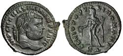 Ancient Coins - Maximian Follis "Genius of the Romans" Cyzicus Extremely Fine