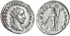Ancient Coins - Gordian III AR Antoninianus "Providentia" Extremely Fine