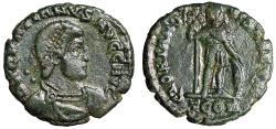 Ancient Coins - Gratian Nummus "GLORIA NOVI SAECVLI" Arles Rare
