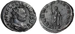 Ancient Coins - Florian Antoninianus "Clementia, Leaning on Column" Rare