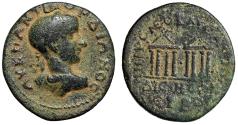 Ancient Coins - Gordian III AE31 of Pontos, Neocaesarea "Two Temples" Good Fine