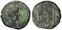 Ancient Coins - Augustus AE As "Altar of Lugdunum" Lyons About Very Fine